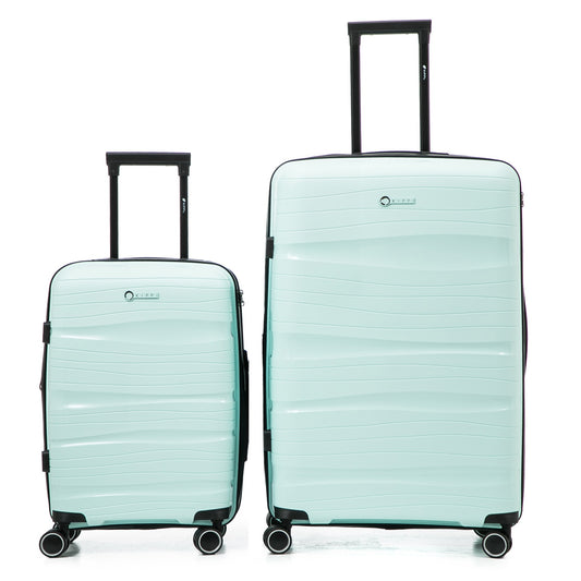 Pack 2x Maleta cabina + grande (S+L) Kippi Wavy Aqua
