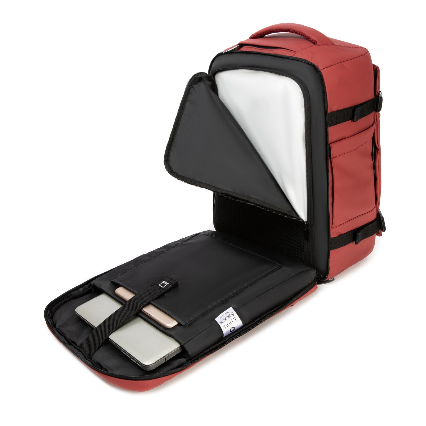 Mochila de Cabina Kippi Expedition repelente al Agua - Red