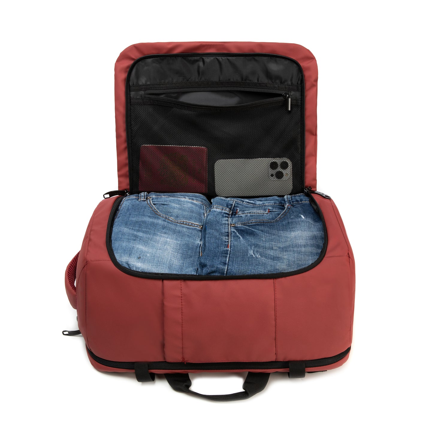 Mochila de Cabina Kippi Expedition repelente al Agua - Red