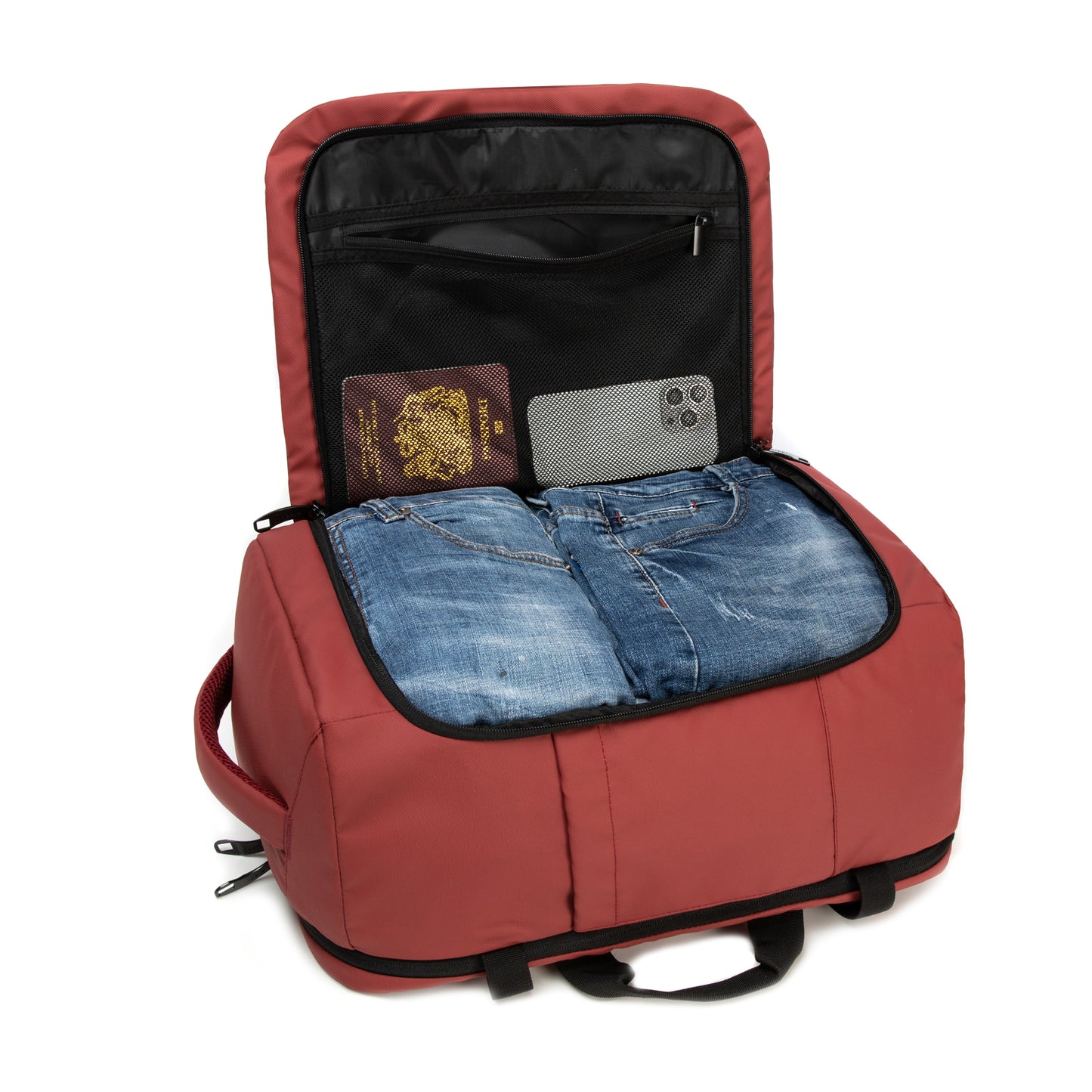 Mochila de Cabina Kippi Expedition repelente al Agua - Red