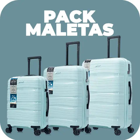 Set de 3 maletas pequeña, mediana y grande color verde agua rígidas