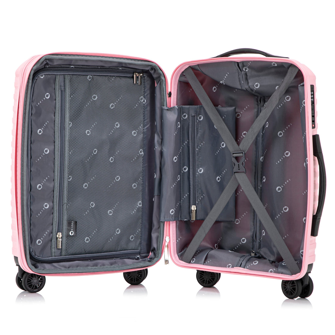 Maleta cabina rosa para viajar interior amplio