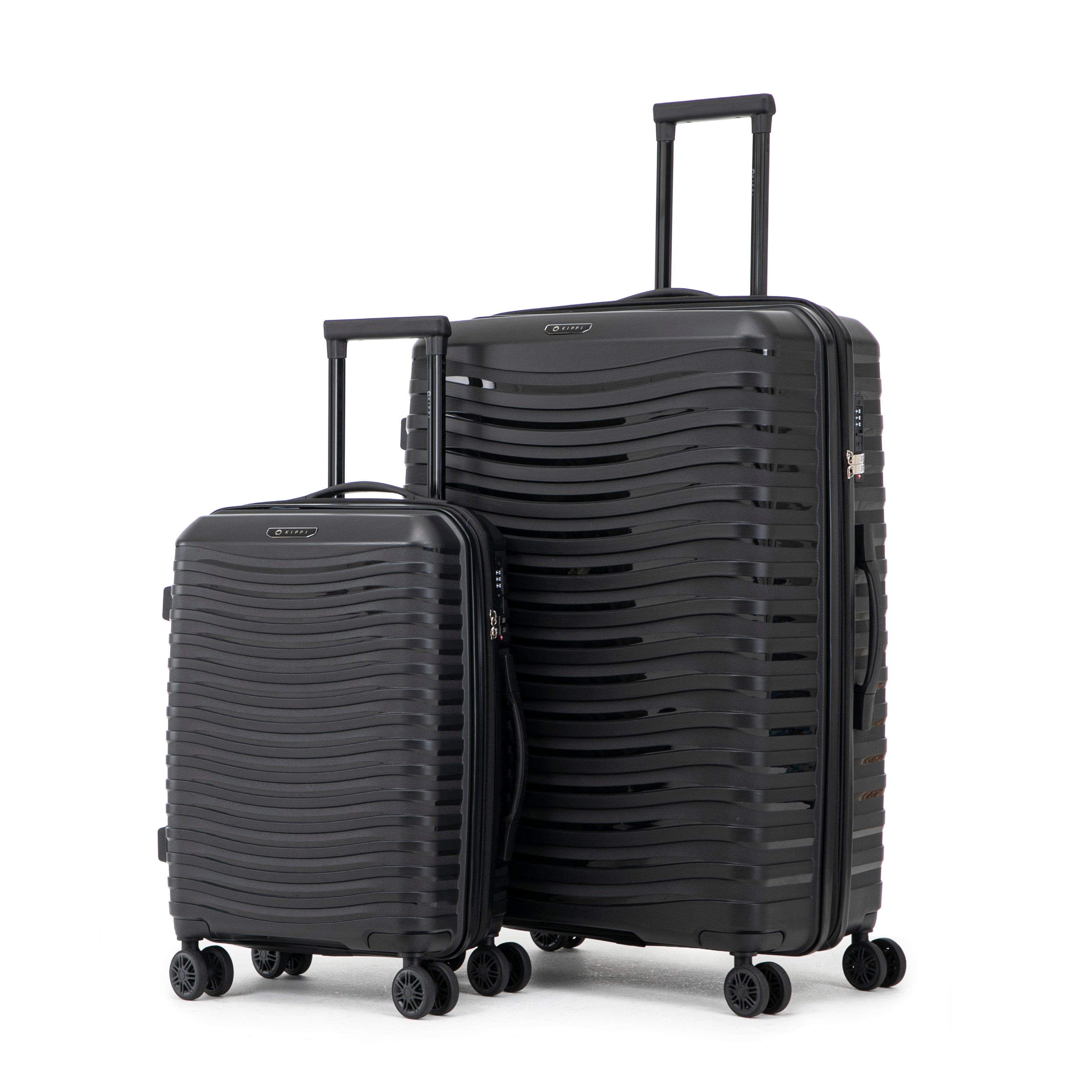 Pack 2x Maleta cabina + grande (S+L) Kippi Buggy Black