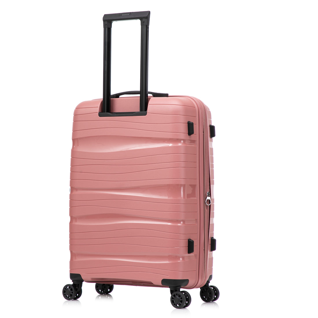Maleta cabina rosada agua para viajar con 8 ruedas