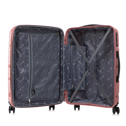 Pack 2x Maleta cabina + grande (S+L) Kippi Wavy Rose Gold