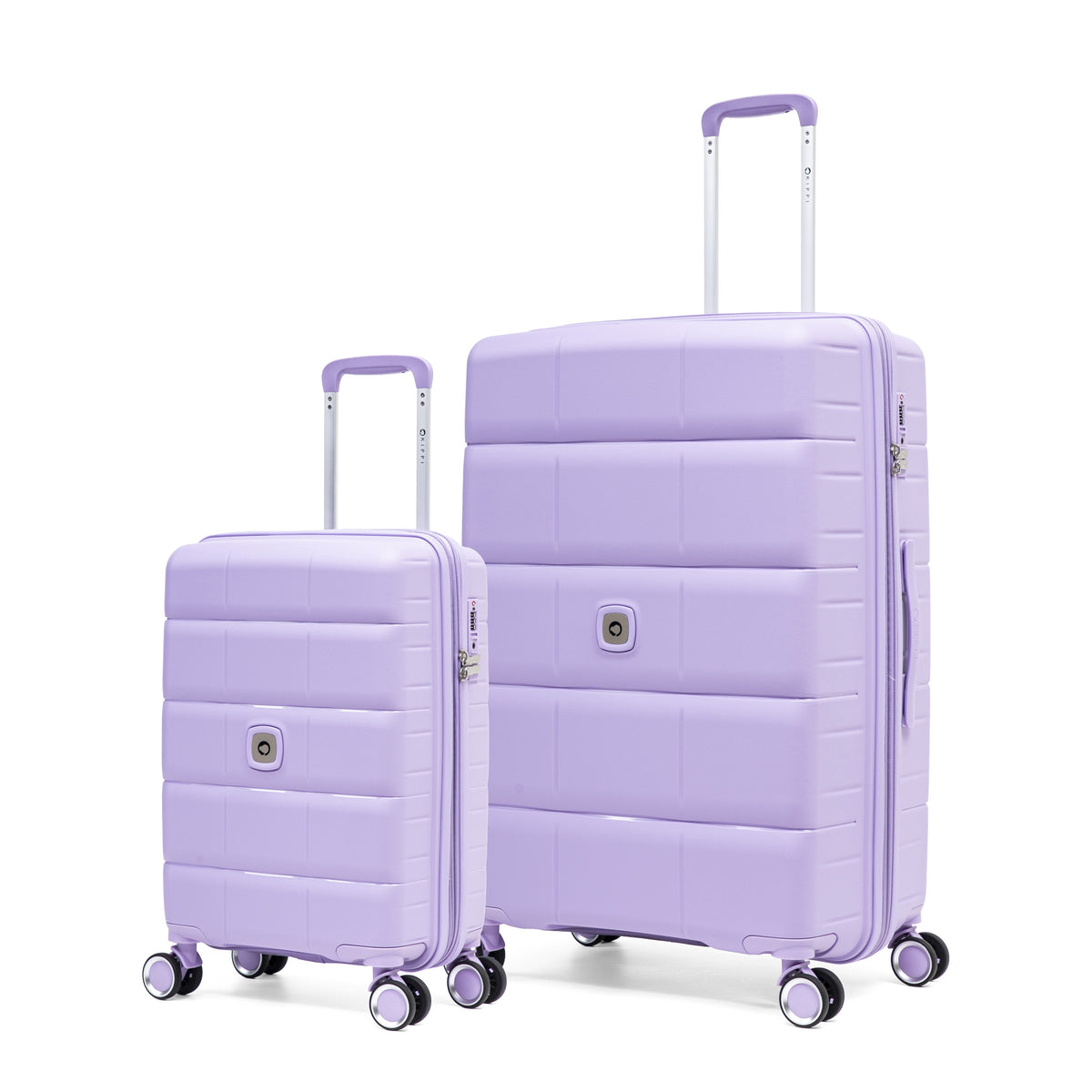 Pack 2x Maleta cabina + grande (S+L) Kippi Blossom Grape