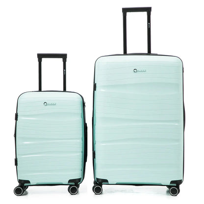Pack 2x Maleta cabina + grande (S+L) Kippi Wavy Aqua