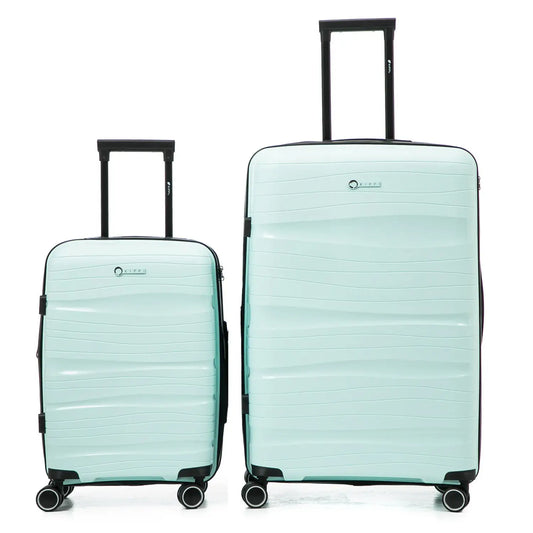 Pack 2x Maleta cabina + grande (S+L) Kippi Wavy Aqua