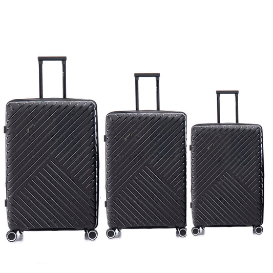 Pack x3 Maletas Kippi Auckland Black (S + M + L)