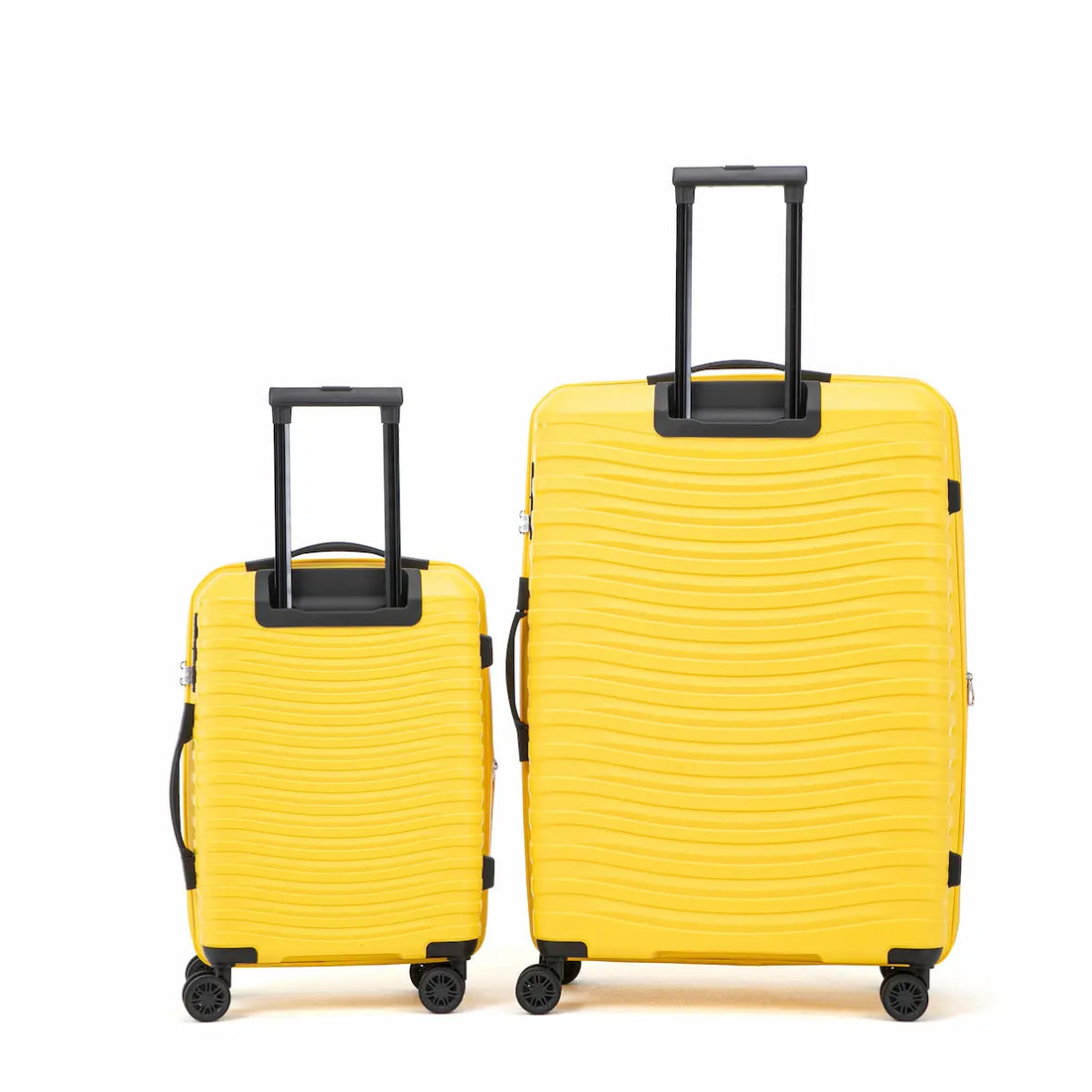 set de 2 maletas amarillas buggy