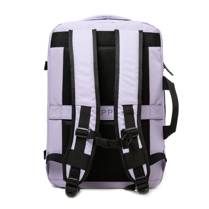 Mochila de viaje purple agarra firme