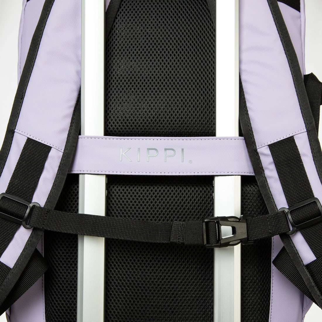 Mochila de viaje purple con agarre flexible