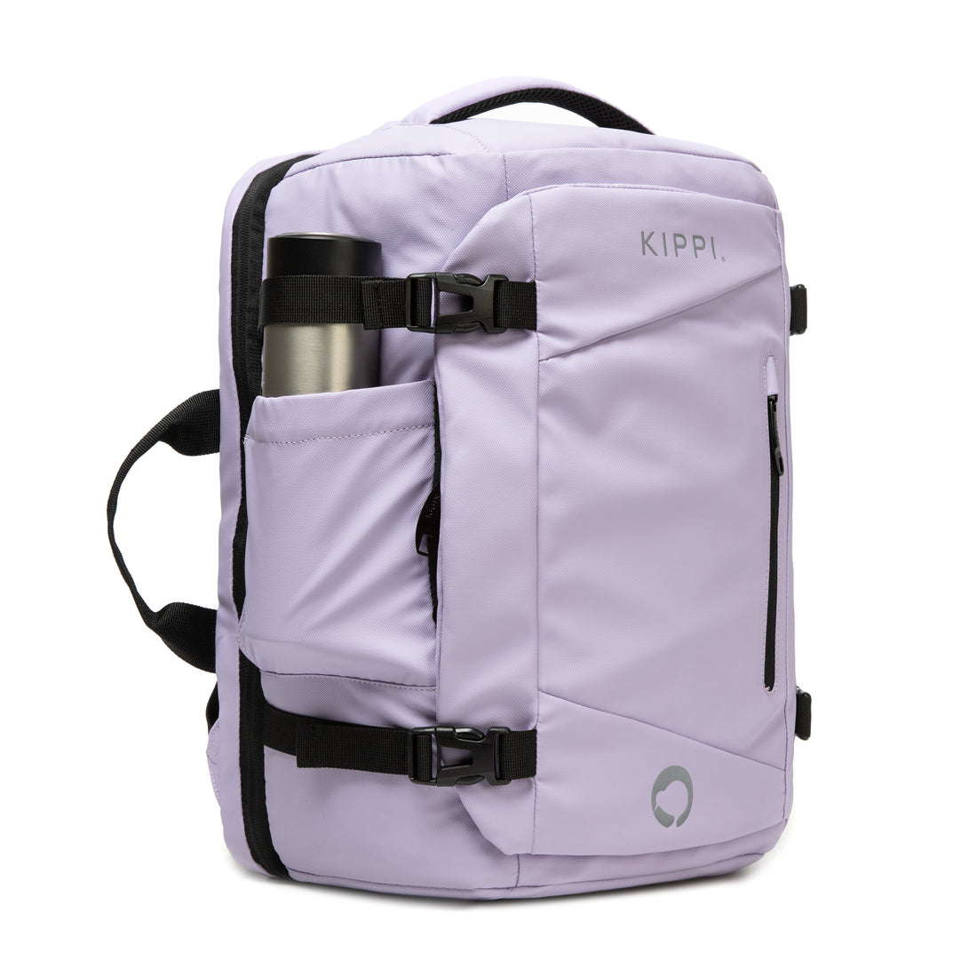 Mochila de viaje purple para avión