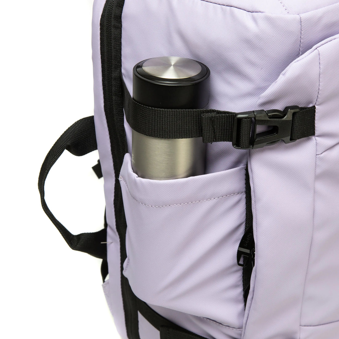 Mochila de viaje purple con espacio para accesorios