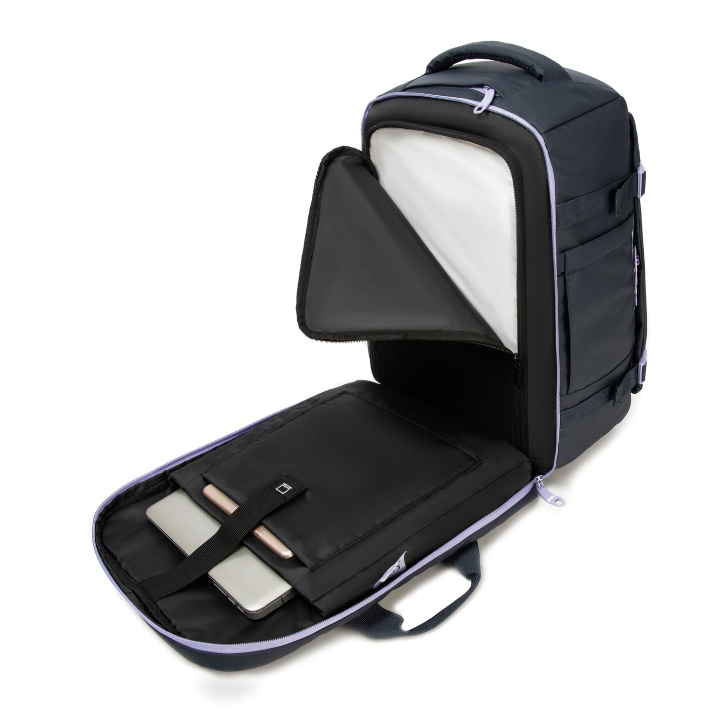 Mochila de Cabina Kippi Expedition repelente al Agua - Navy