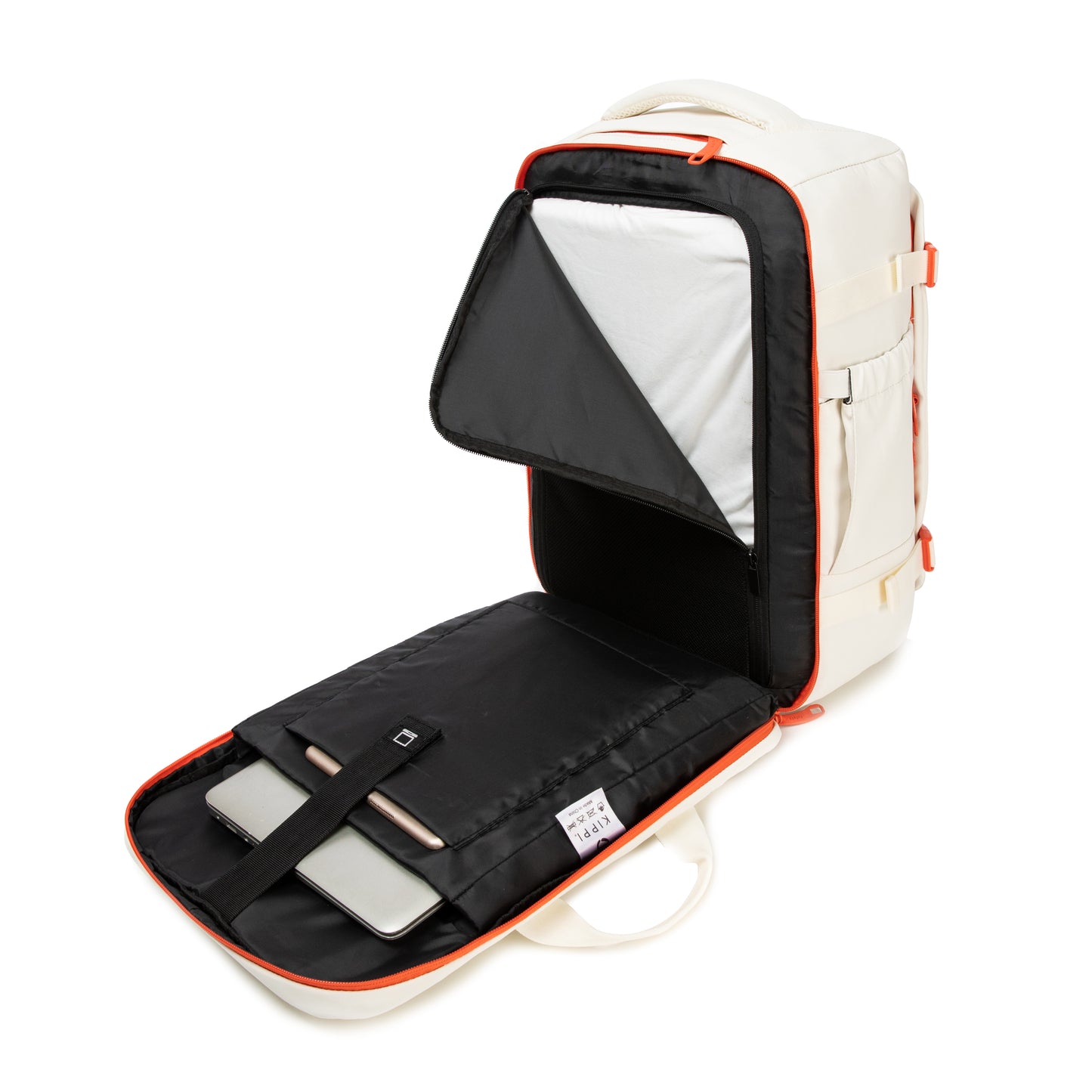 Mochila de Cabina Kippi Expedition repelente al Agua - White