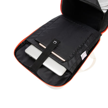 Mochila de Cabina Kippi Expedition repelente al Agua - White