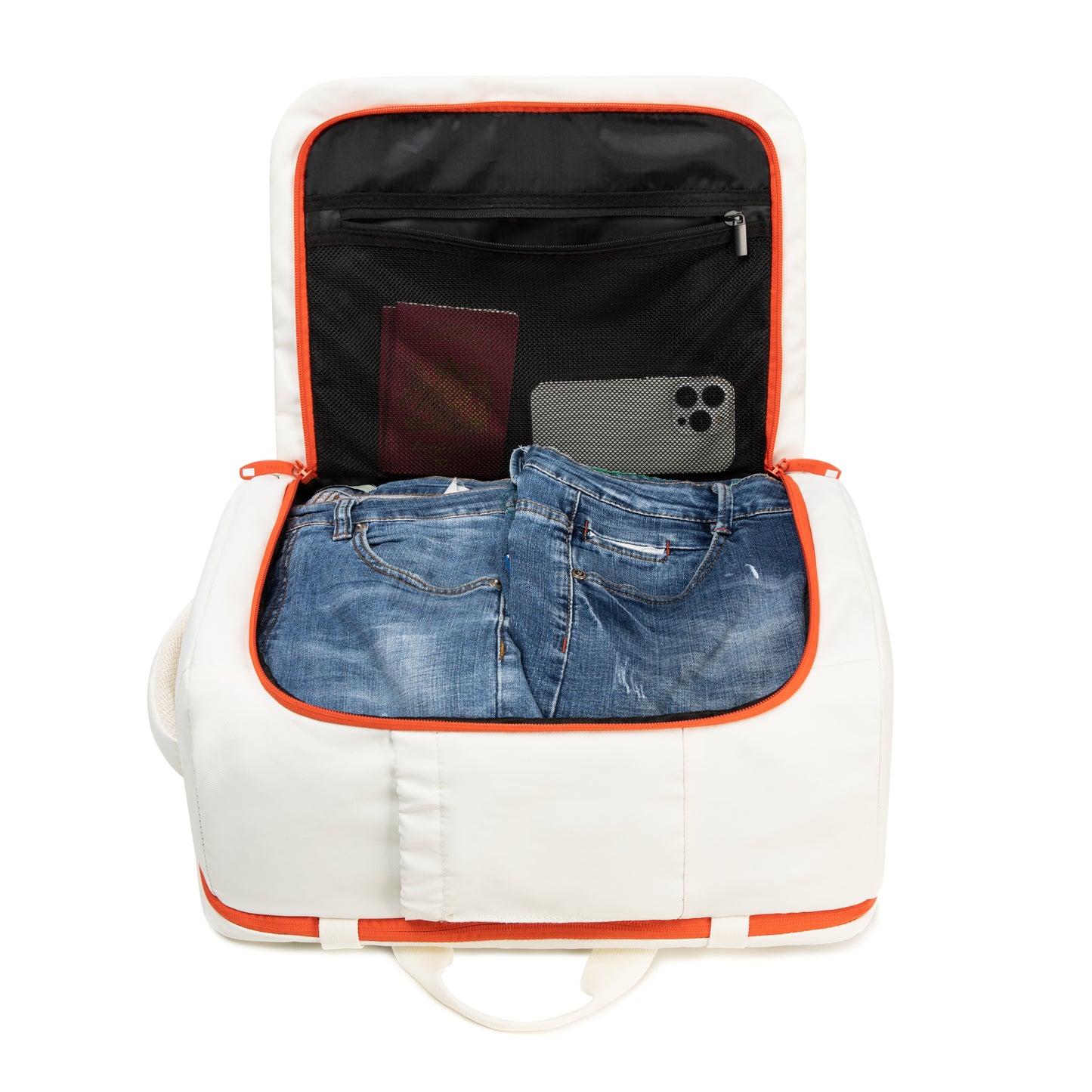 Mochila de Cabina Kippi Expedition repelente al Agua - White