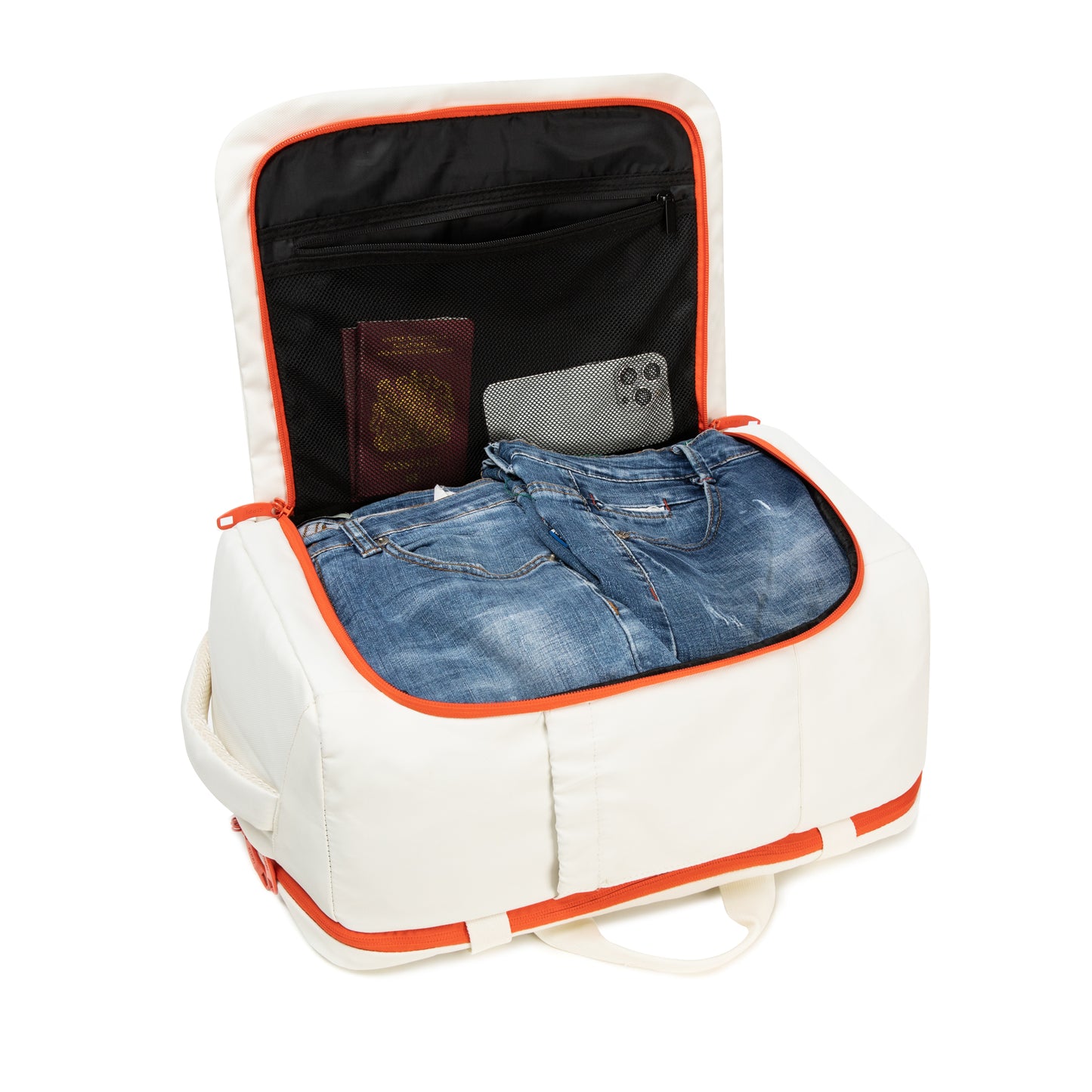 Mochila de Cabina Kippi Expedition repelente al Agua - White