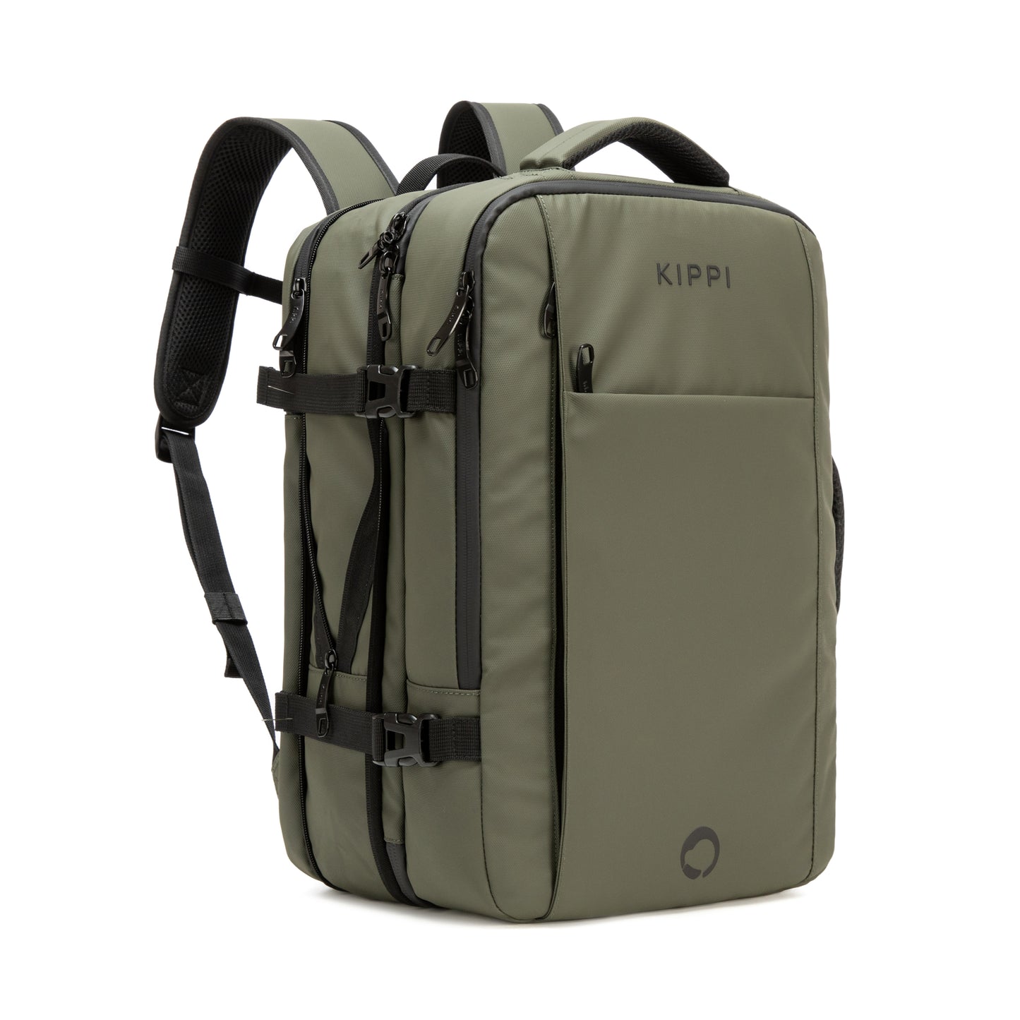 Mochila Cabina Expandible Kippi repelente al Agua - DarkGreen