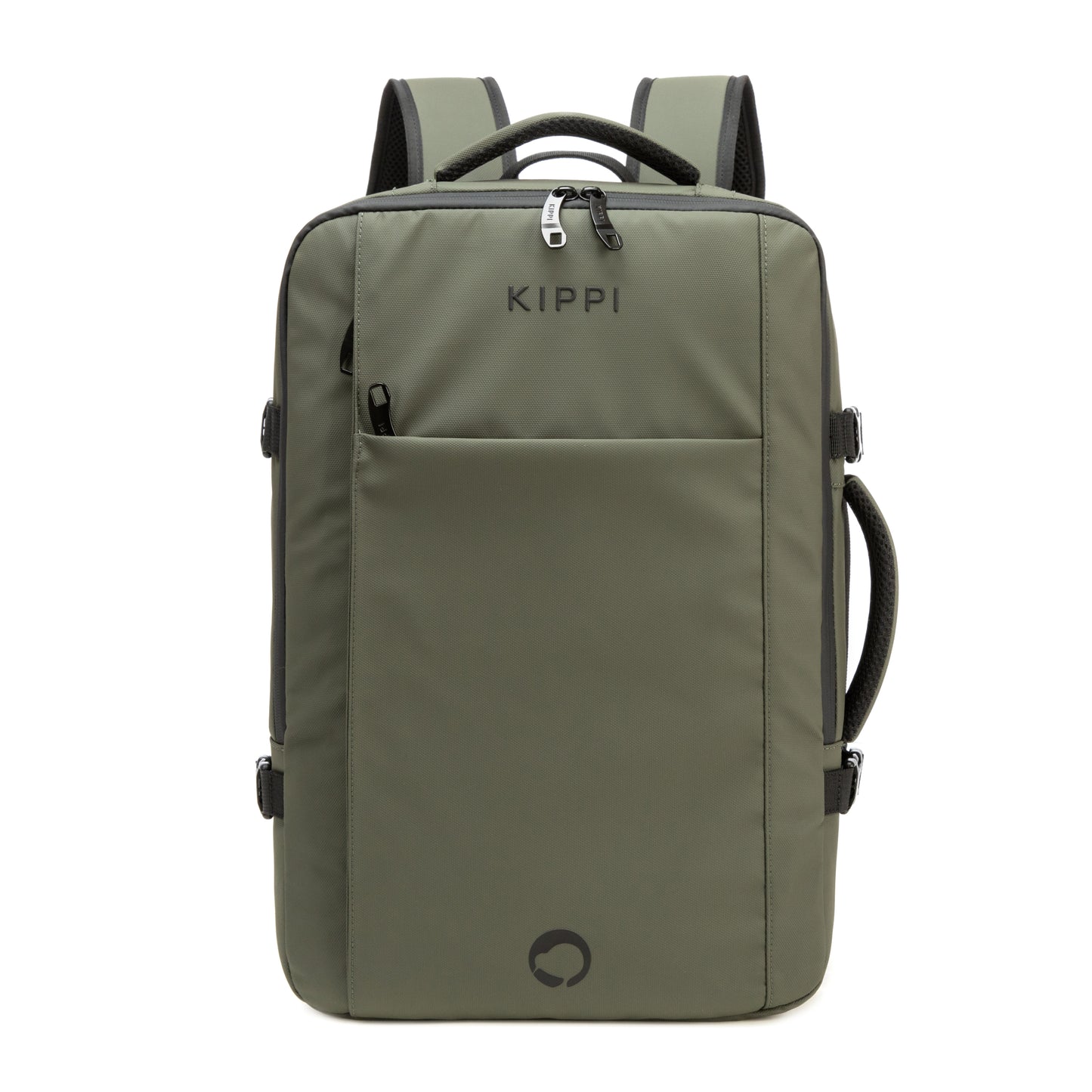 Mochila Cabina Expandible Kippi repelente al Agua - DarkGreen