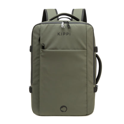 Mochila Cabina Expandible Kippi repelente al Agua - DarkGreen