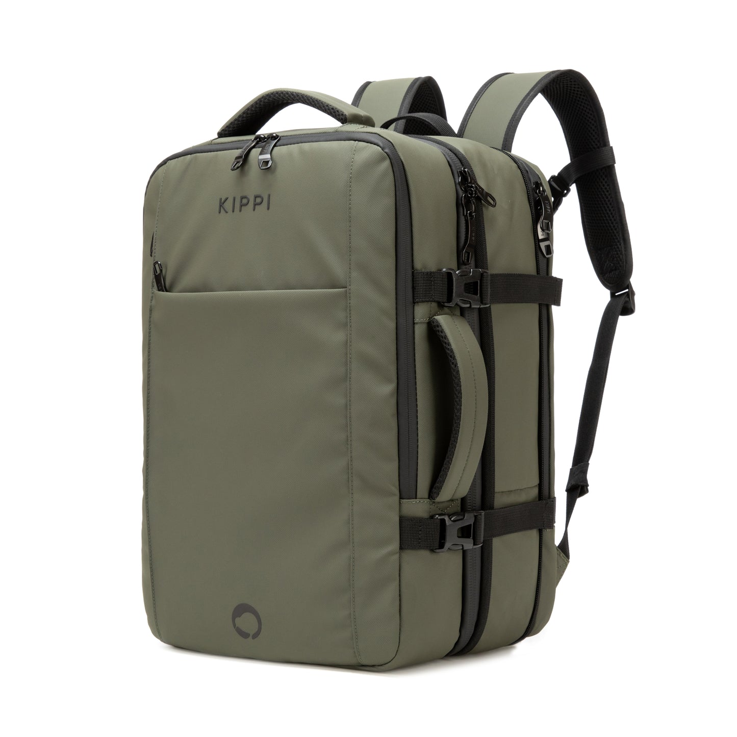 Mochila Cabina Expandible Kippi repelente al Agua - DarkGreen