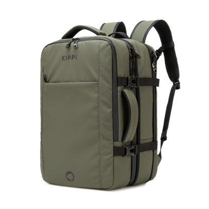 Mochila Cabina Expandible Kippi repelente al Agua - DarkGreen