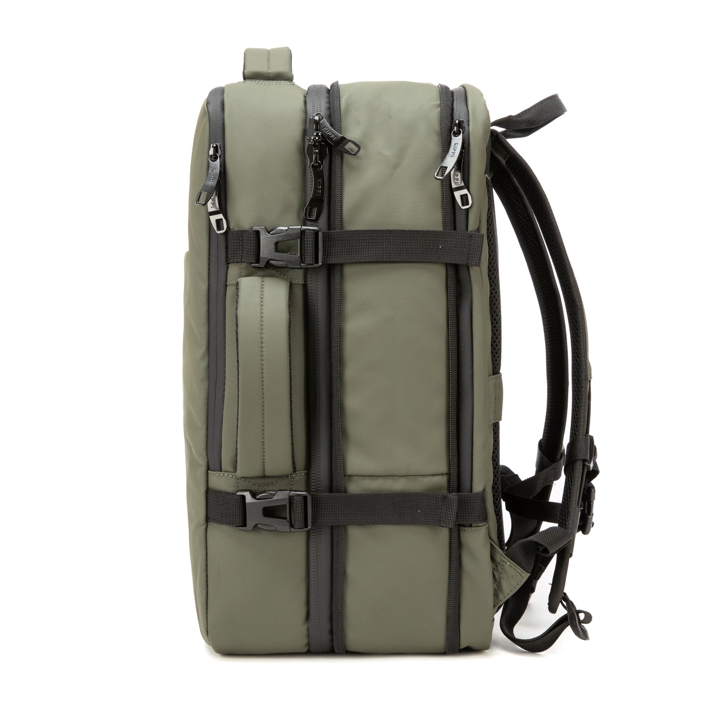 Mochila Cabina Expandible Kippi repelente al Agua - DarkGreen