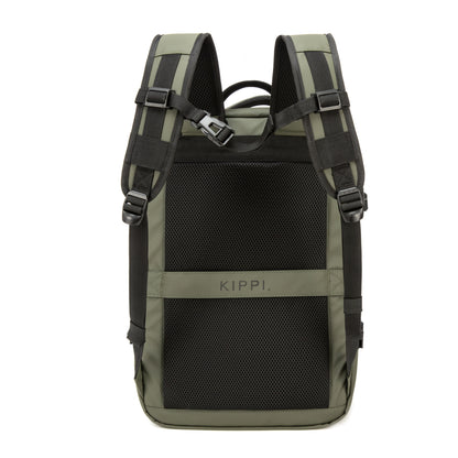 Mochila Cabina Expandible Kippi repelente al Agua - DarkGreen
