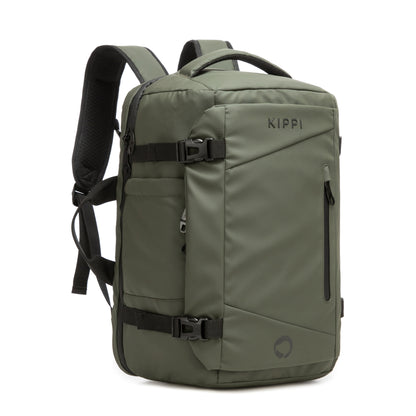 Mochila de Cabina Kippi Expedition repelente al Agua - Darkgreen