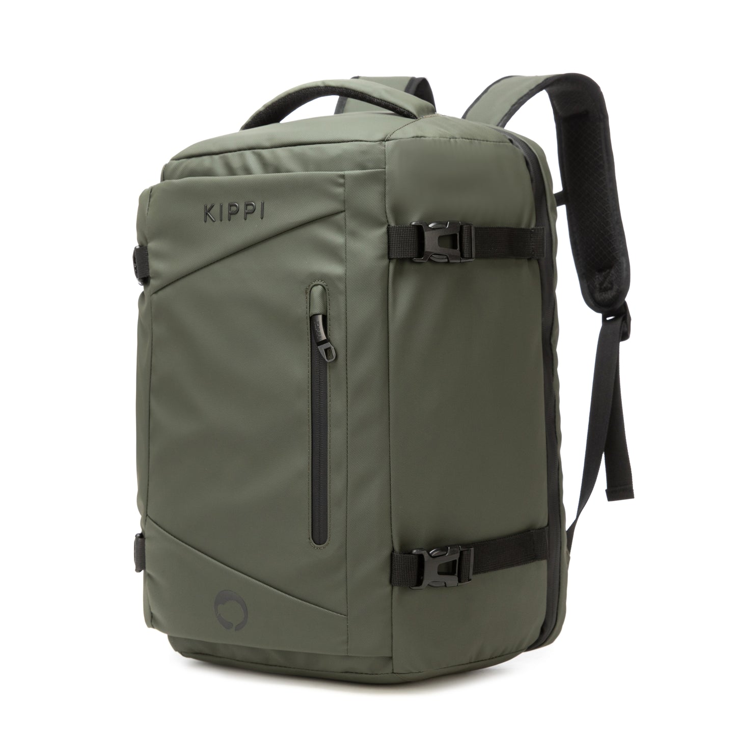 Mochila de Cabina Kippi Expedition repelente al Agua - Darkgreen