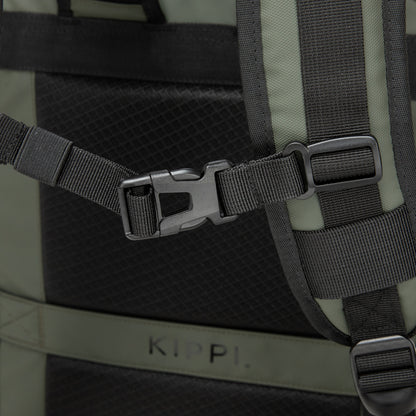 Mochila de Cabina Kippi Expedition repelente al Agua - Darkgreen