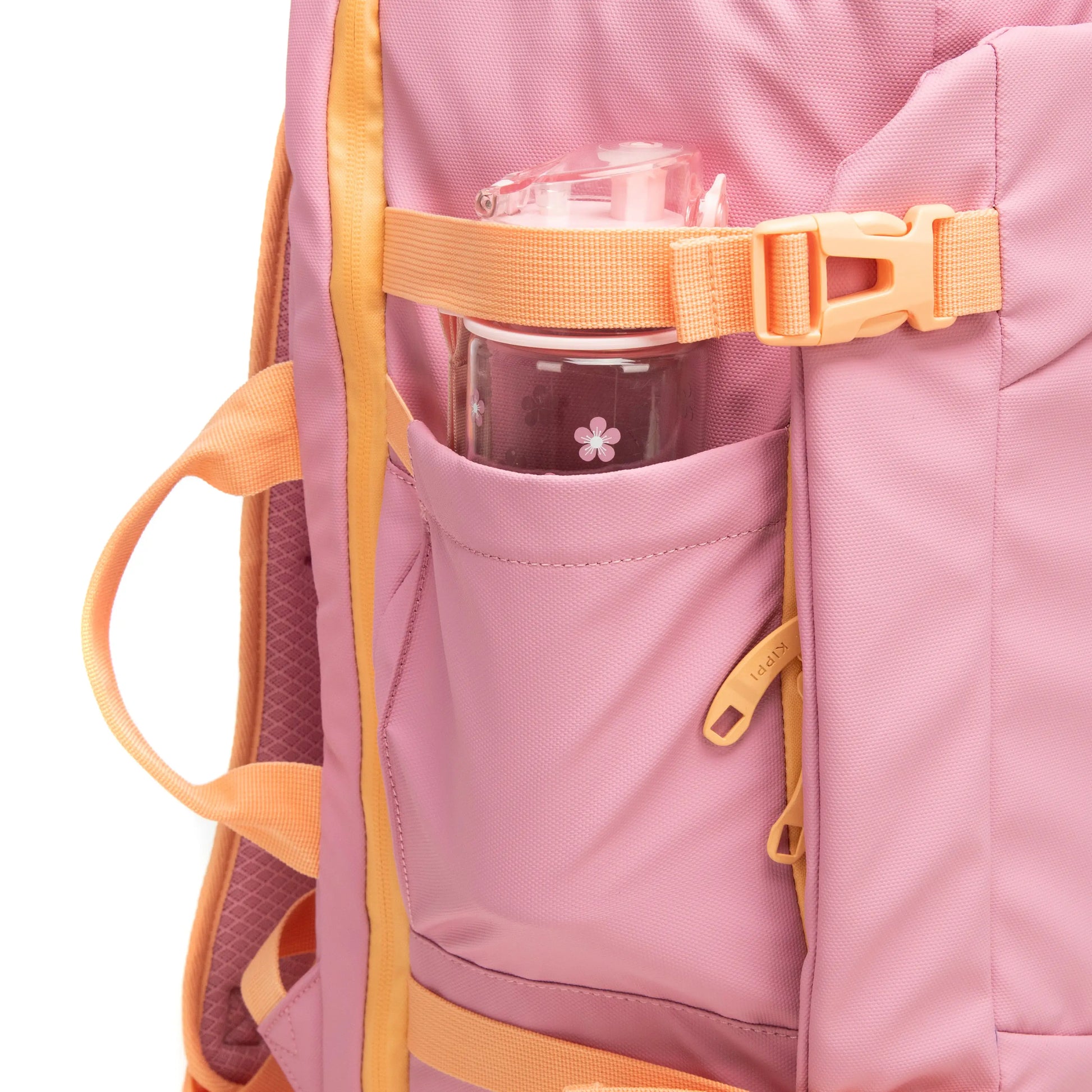 Mochila de viaje rosada accesorios de viaje