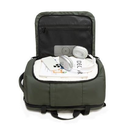 Mochila de Cabina Kippi Expedition repelente al Agua - Darkgreen