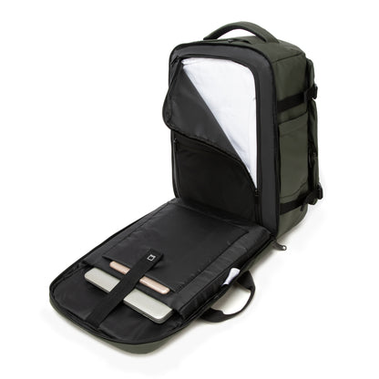 Mochila de Cabina Kippi Expedition repelente al Agua - Darkgreen