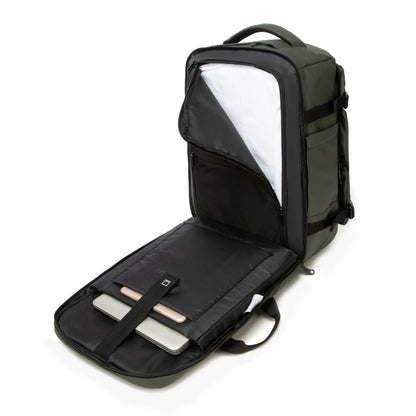 Mochila de Cabina Kippi Expedition repelente al Agua - Darkgreen