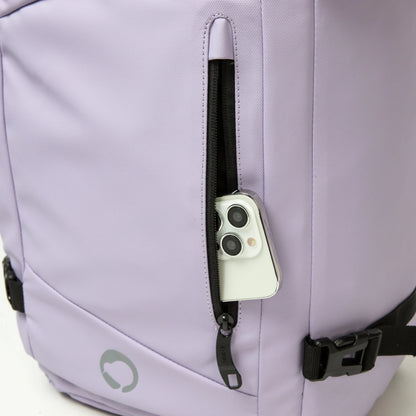 Mochila de viaje purple para llevar dispositivos