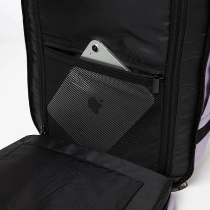 Mochila de viaje purple con protección para tablets