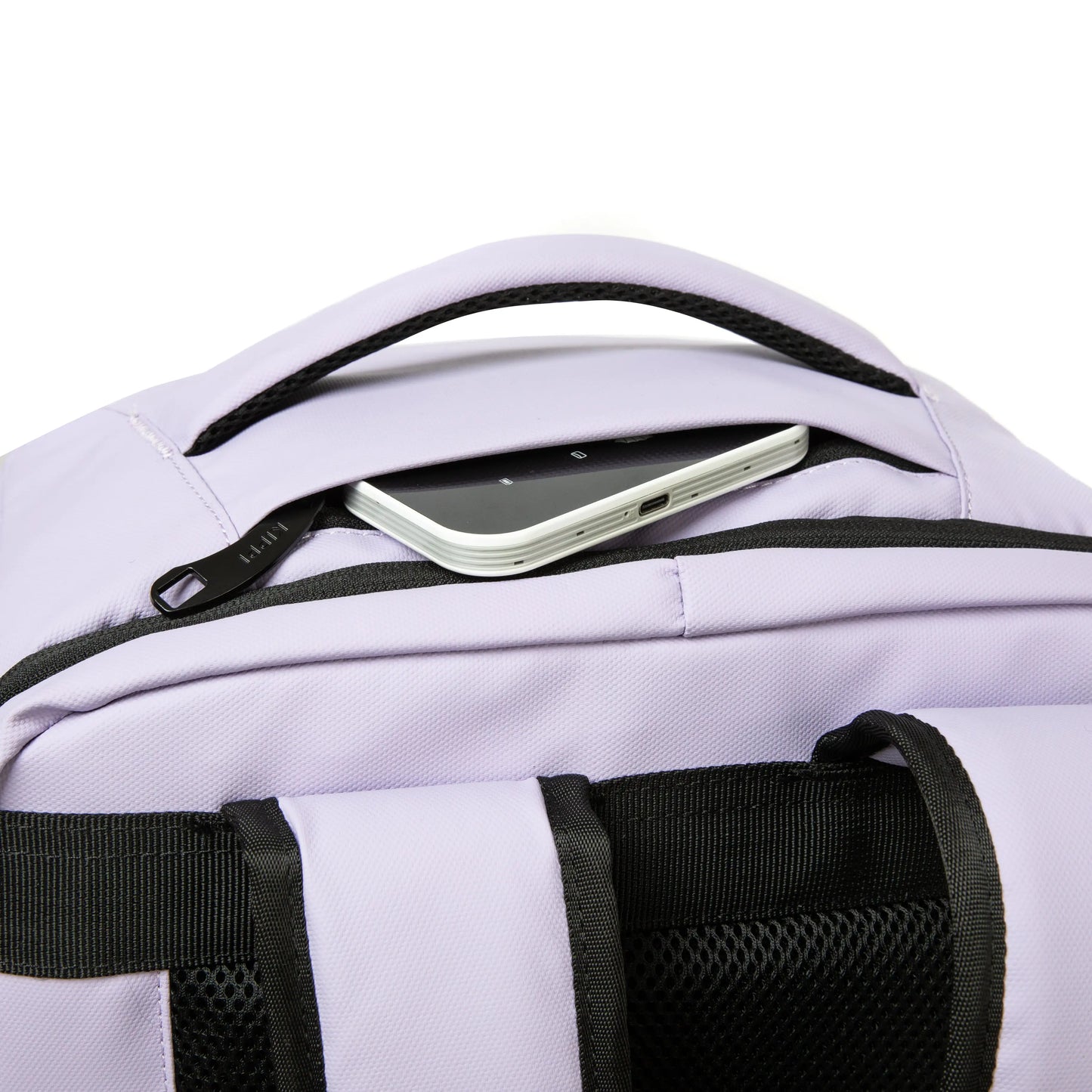 Mochila de viaje purple amplia y segura