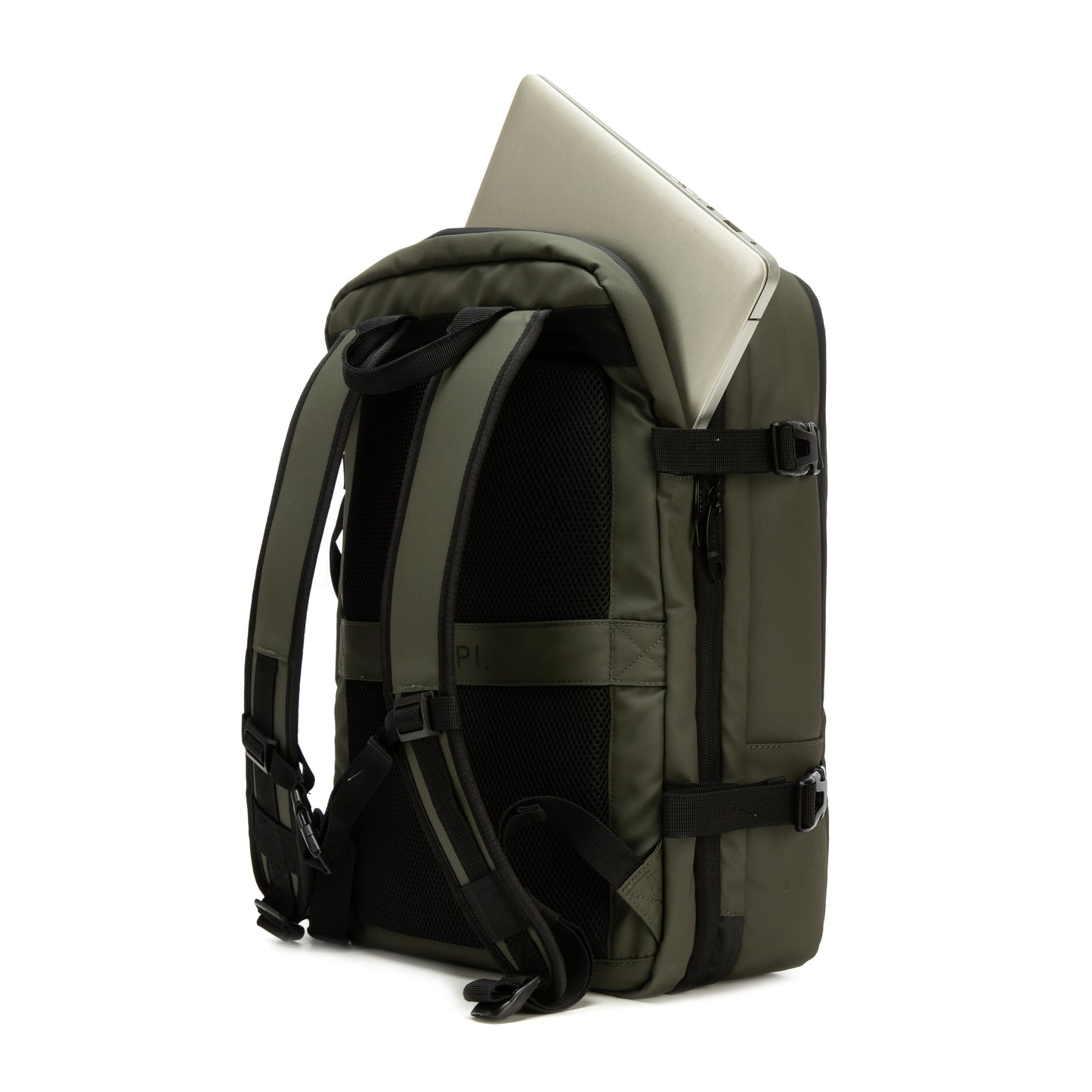 Mochila Cabina Expandible Kippi repelente al Agua - DarkGreen