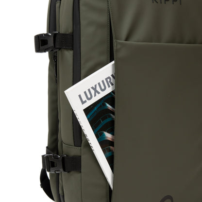 Mochila Cabina Expandible Kippi repelente al Agua - DarkGreen