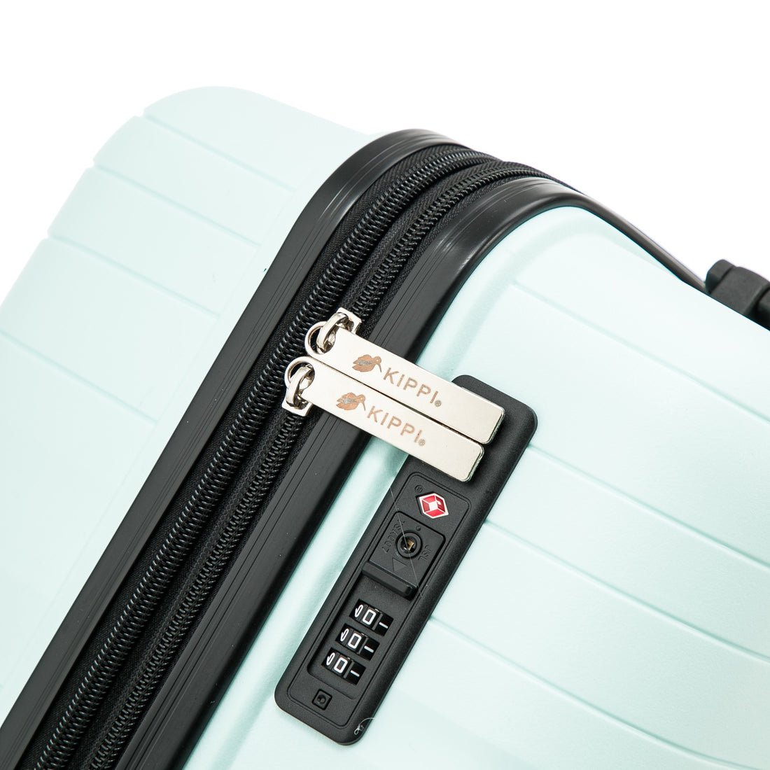 Maleta cabina verde agua para viajar candado TSA