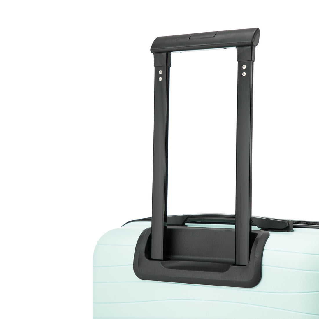 Maleta cabina verde agua para viajar sujetador