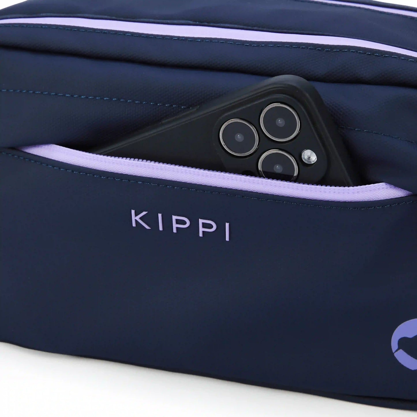 Cosmetiquero travel Kippi Navy Purple