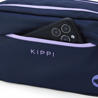 Cosmetiquero travel Kippi Navy Purple