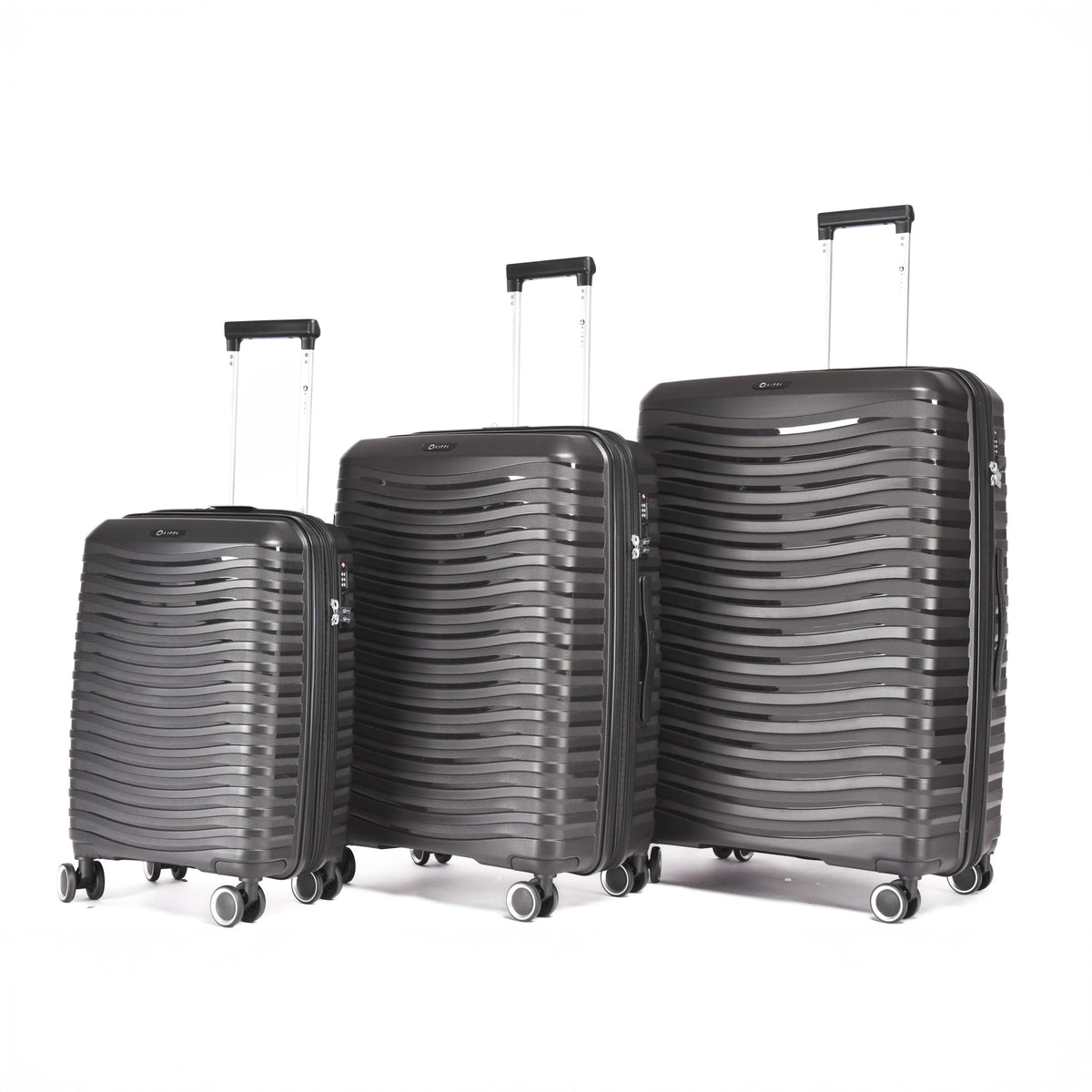 Pack x3 Maletas Kippi Buggy Black (S + M + L)