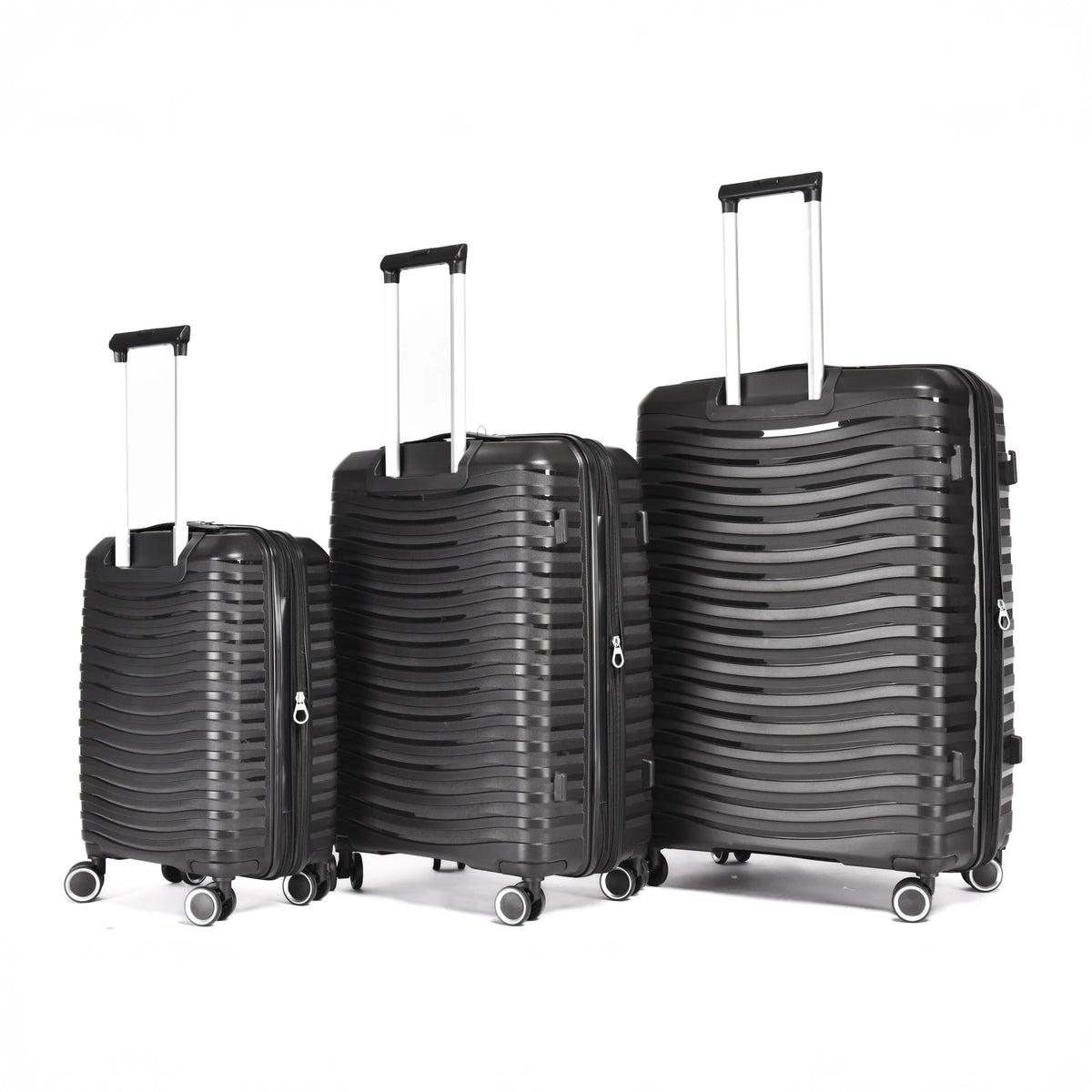 Pack x3 Maletas Kippi Buggy Black (S + M + L)