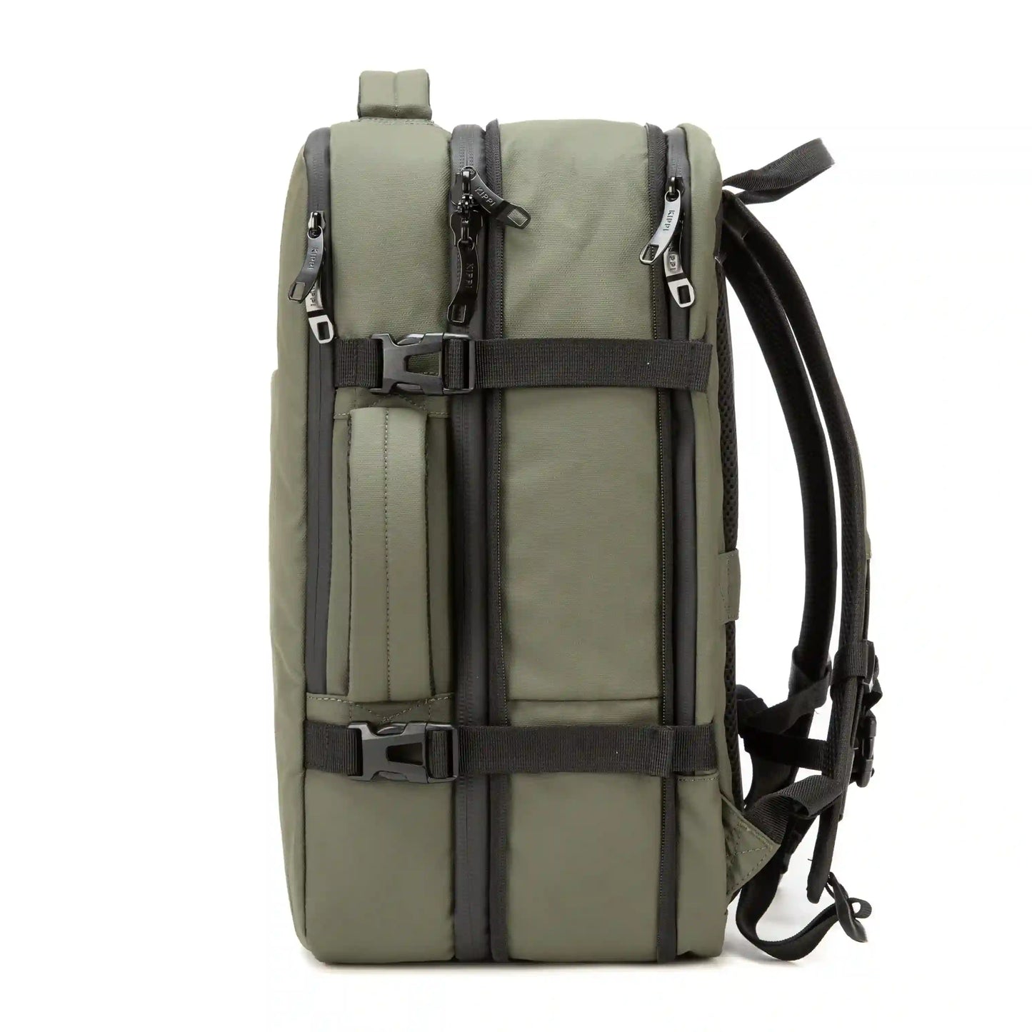 Mochila Cabina Expandible Kippi repelente al Agua - DarkGreen