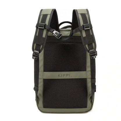 Mochila Cabina Expandible Kippi repelente al Agua - DarkGreen
